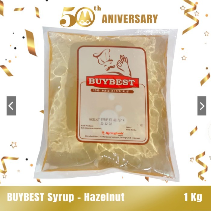 

TERLARIS JFB017 - BUYBEST SYRUP HAZELNUT 1KG MURAH!!! MURAH