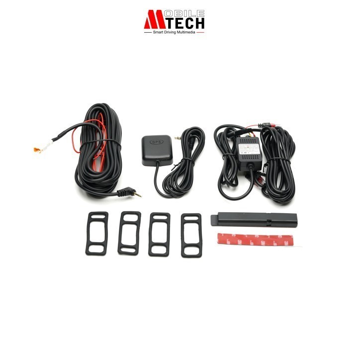 Produk Baruu Mtech DVR Spion 3 Way Kamera Perekam Dashcam Mobil 11 Inch Treca Wifi GPS