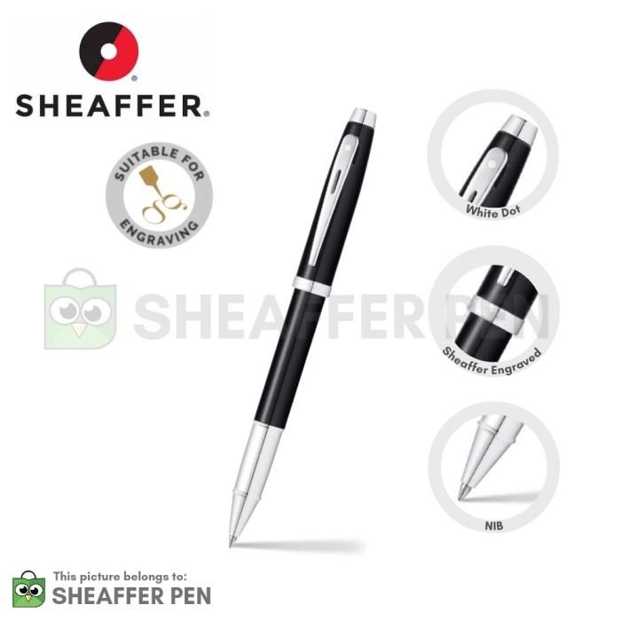 

Sheaffer 100 Glossy Black Lacquer Rollerball Original