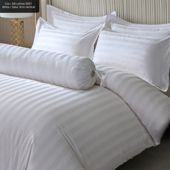 Sprei Set Katun Dobby/ Dolby Salur 300TC Vertikal-HD