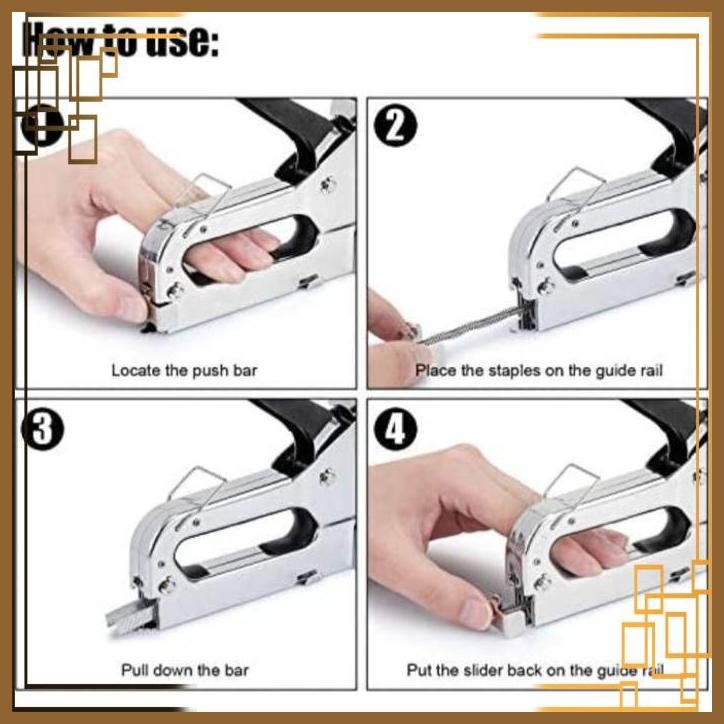 

[RJT] STAPLE GUN STAPLES STAPLES GUN TEMBAK GUN TACKER 4-8MM
