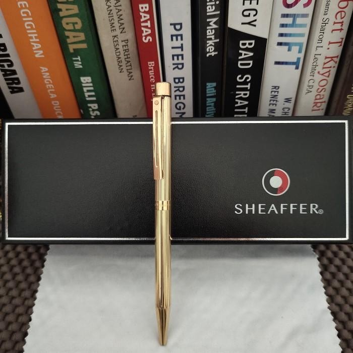 

SHEAFFER TARGA 1005 BALLPOINT PEN - 23K ELECTROPLATED GOLD FLUTED Original