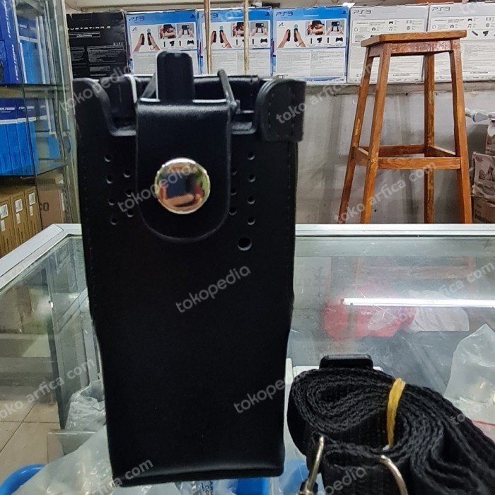 SARUNG KULIT HT MOTOROLA GP328 / ICOM V86