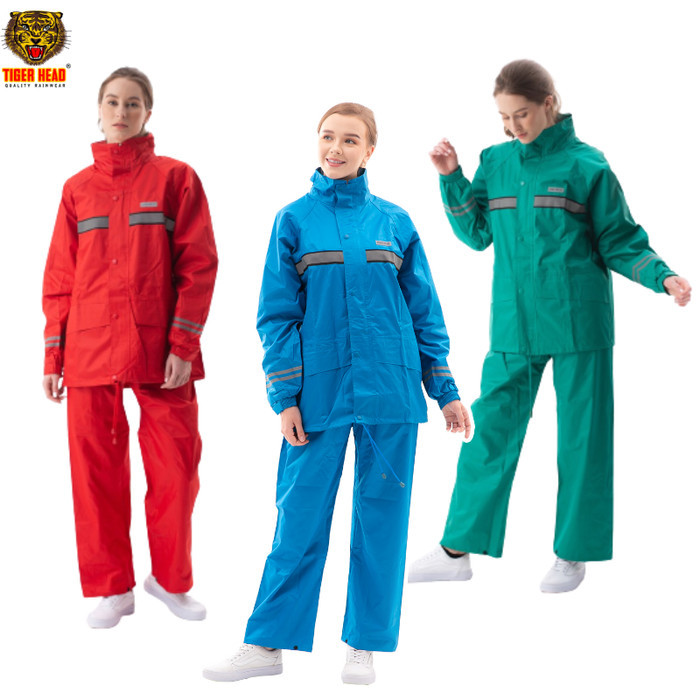 Tiger Head Jas Hujan Stelan Metro 68300 Warna Terang