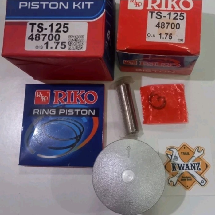 Seher Suzuki Ts125 Os 1.75 Seher Kit Suzuki Ts125 Piston Suzuki Ts125 Piston Ts125 Barang Langka
