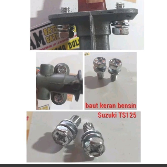 Baut Keran Bensin Suzuki Ts125 Baut Keran Tangki Bensin Suzuki Ts125 Keran Tangki Suzuki Ts125 Baut 