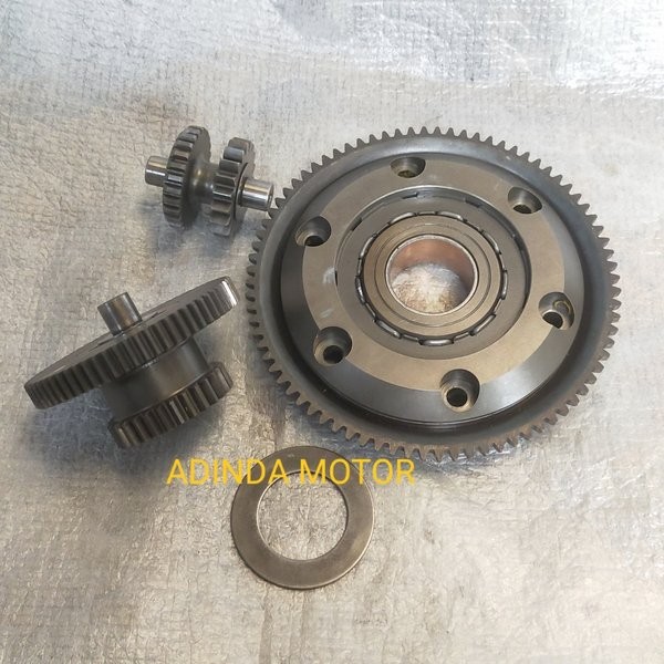 Gear Gigi Stater Set One Way Rumah Pelor Stater Klx 250 Fi D Tracker 250 Fi Original Pnp Ninja 250 R