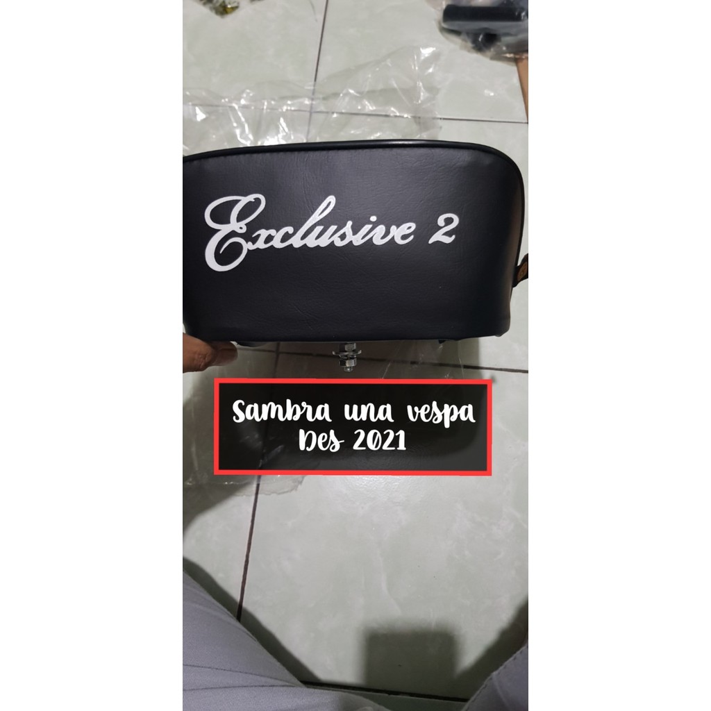 Jok Sadel Belakang Vespa Exclusive Exclusive 2 Original Emgi Asli Termurah Langka