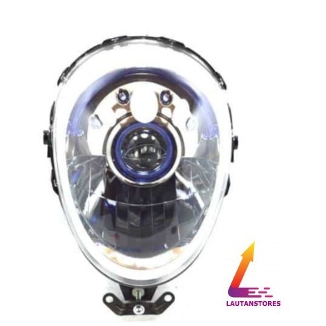 33100-K16-A41 Reflektor Lampu Dpn Assy Plus Bohlam & Karet Scoopy Esp Termurah Langka