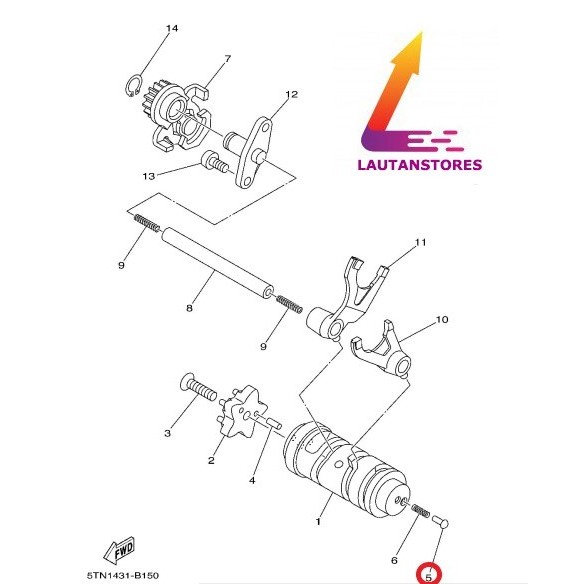 5Tp-E8542-00 Tonjokan Point Switch Netral Jupiter Z Vega R New Termurah Langka