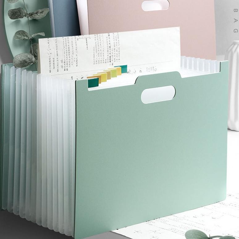 

BISA COD Rhaast Tempat file Standing A4 File folder document bag/ Tas dokumen file 13 sekat ti-17