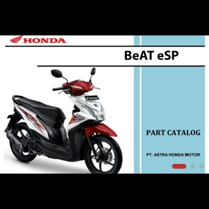 Buku Part Catalog Katalog Copian Honda Beat Esp K25 2014 Termurah Langka