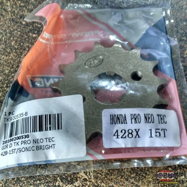 Gir Depan Nova Sonic Nova Dash Nsr 150 Cbr 150 Old 428 15T Termurah Langka
