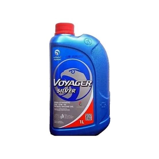 Adnoc Voyager Silver Semi Synthetic Sintetik Sintetic Motor Mobil Oil 4T 10W40 Api Sl Toyota Mitsubi