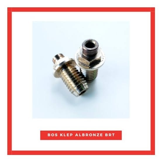 Original Brt Racing Bosh Klep Batang 5Mm 5 Mm 4.5Mm 4.5 Bahan Albronze All Bronze Boss Bos Termurah 