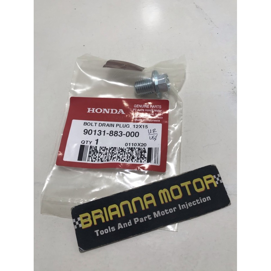 Baut Tap Oli Vario 125 150 Pcx Adv Beat Fi Ori Honda 90131 883 000 Termurah Langka