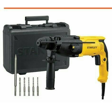 mesin bor pahat bobok beton tembok stanley sds plus rotary hammer 2kg