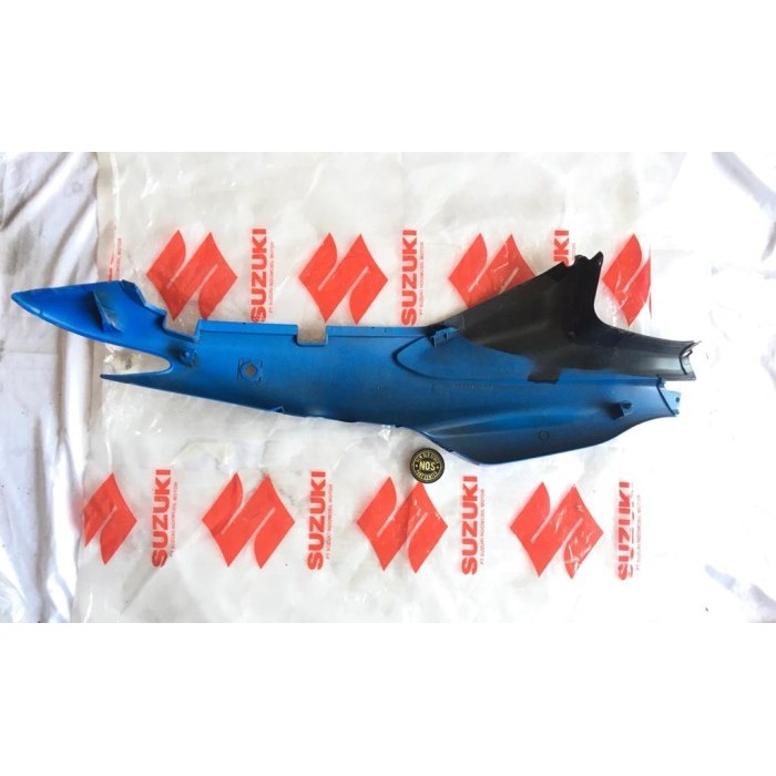 Cover Body Tebeng Belakang Bagian Kiri Suzuki Smash Old Lama Biru Ori Termurah Langka