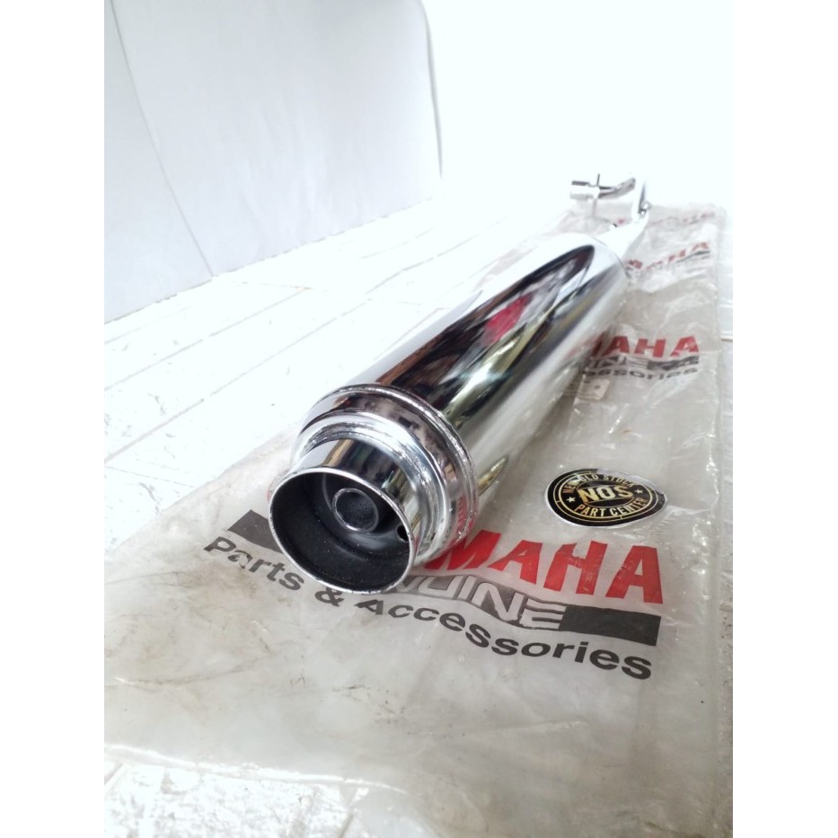 Knalpot Muffler Standar Crome Utuh Yamaha Vega R Old Ori YgpÊ5Er-E4711 Termurah Langka
