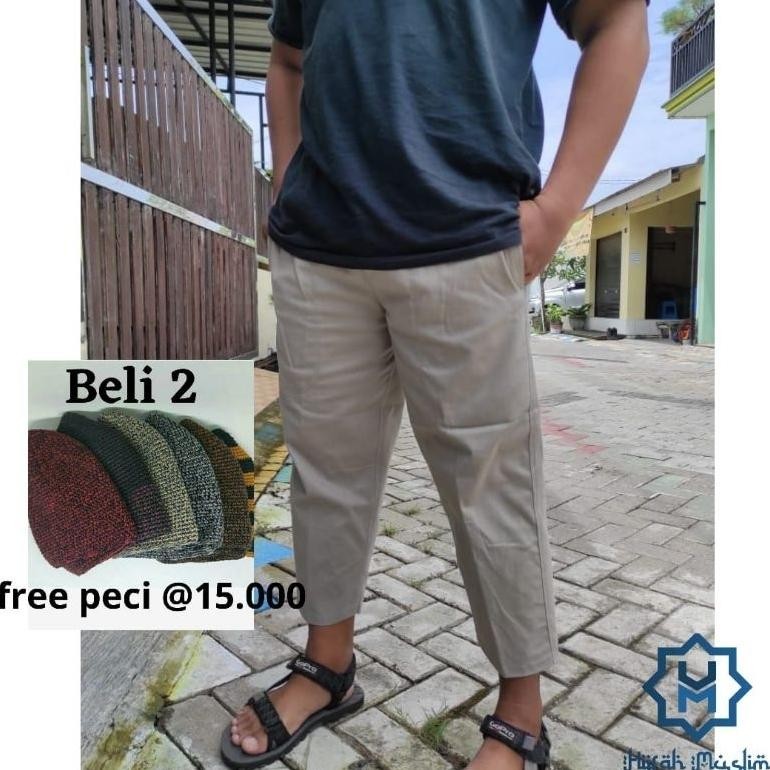 geo Sirwal Pensil by Hijrah Muslim | celana sirwal pria | celana sirwal dewasa | celana sirwal | sir