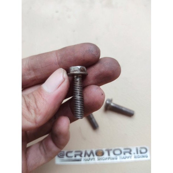 Baut Per Pegas Pengunci Plat Rumah Kampas House Kopling Honda Shogun 125 Smash 110 Ori Copotan Motor