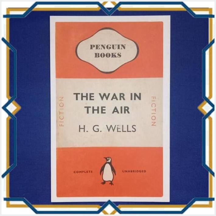 

[kio] postcard import - penguin books - the war in the air - poscard jadul murah original