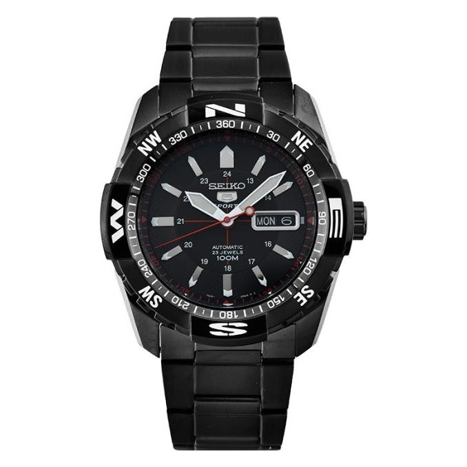 Grosir Seiko 5 Snzj11K1 Automatic Diver Black Ion-Plated