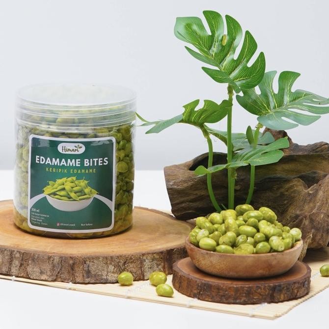 

READY STOCK KERIPIK EDAMAME RENYAH KRISPI KEMASAN JAR 500ML !!!!!