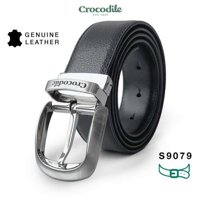 Crocodile S9079 - Ikat Pinggang Kulit Pria Leather Original