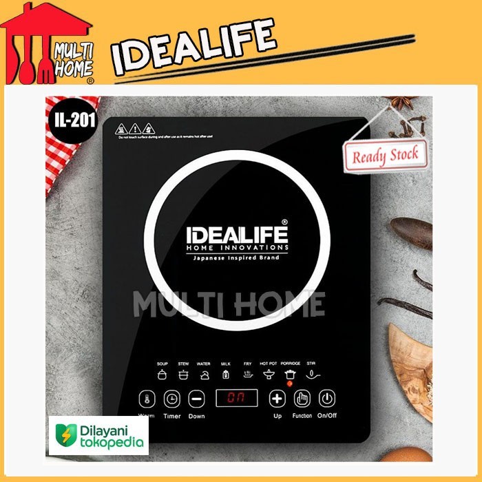 Kompor Listrik Idealife 201 / Induction Cooker Il-201