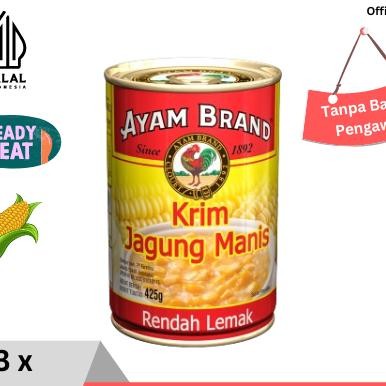 

Ayam Brand Jagung Rim Mani Aleng 3 Pc 425Gr