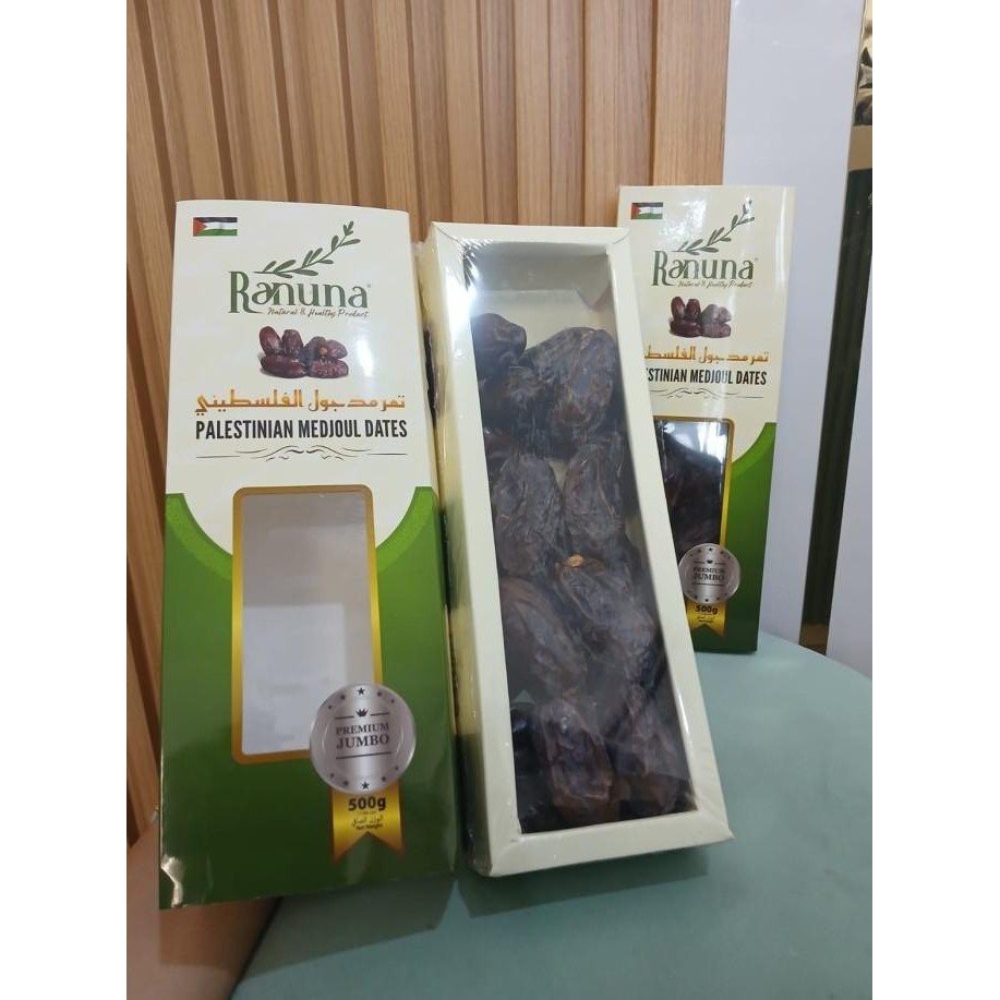 

Kurma Medjool Palestinian Jumbo Ranuna 500Gr Premium Mawarmerahhhhh