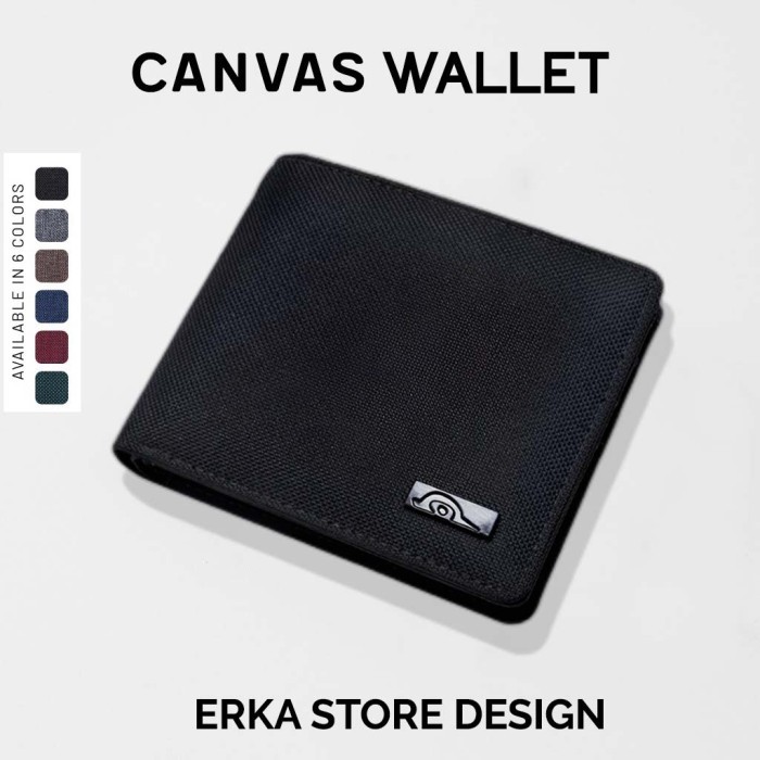 Dompet Remaja Pria Anak Laki Laki Kain Dompet Lipat Pria Tipis Keren