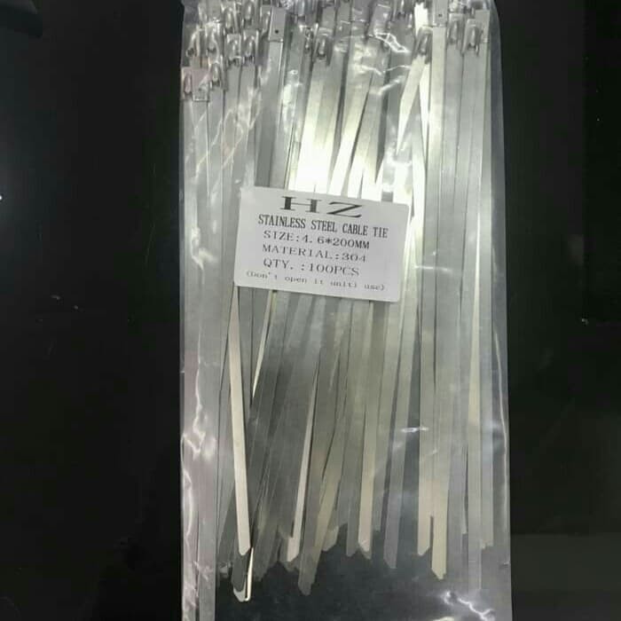 

Stainless Steel Kabel Ties 4.6x200 Stainless Cable Ties