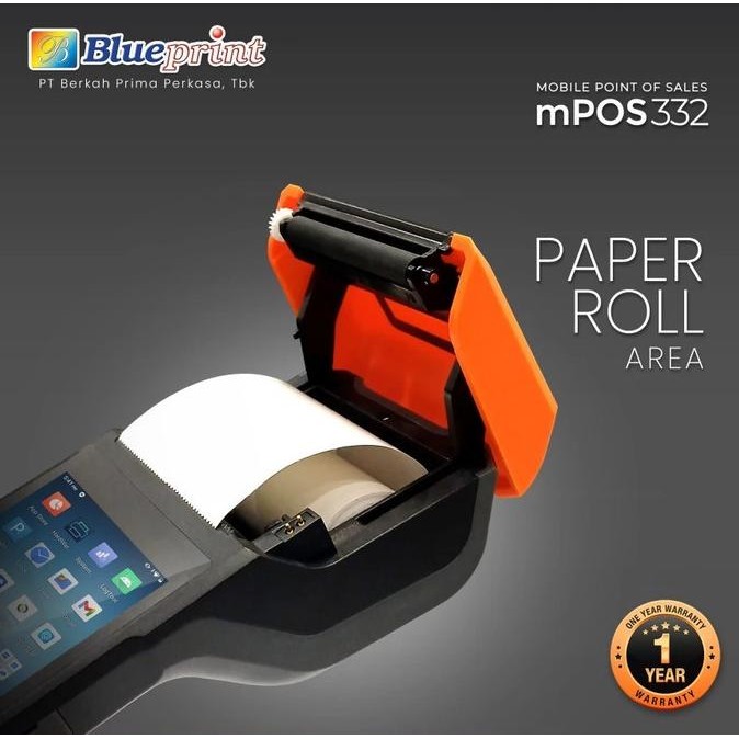 Promo Blueprint MPOS 332 Mobile POS Printer Thermal Kasir Android NFC COD