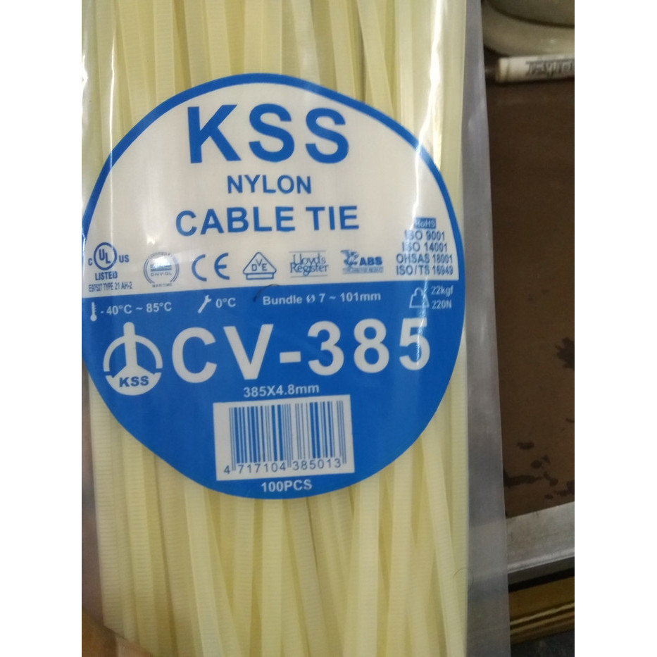 

TERBARU! KSS Kabel Ties CV385, tebal 4,8mm