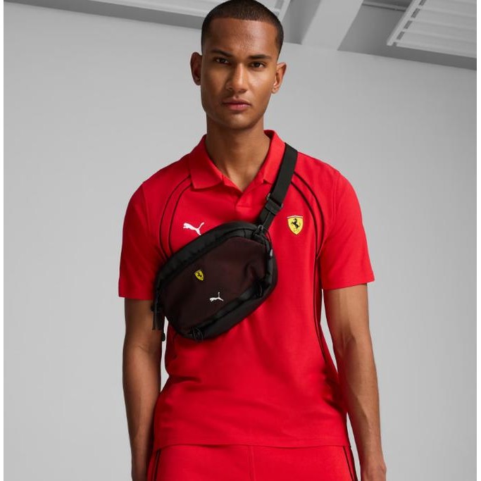 Tas Puma Ferrari Race Waist Bag Black 090663 02 Babaproject72