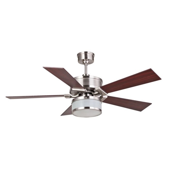 MT EDMA 52IN Metro Kipas angin Plafon Dekoratif Lampu Hias- Coklat Tua