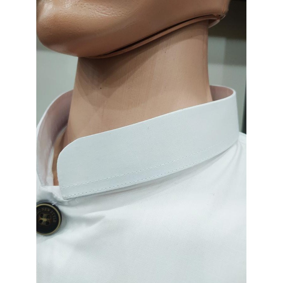 Baju Koko Pria Dewasa Putih Polos Merk Dobha Koko Haibah Model Terbaru Alfariziokta23