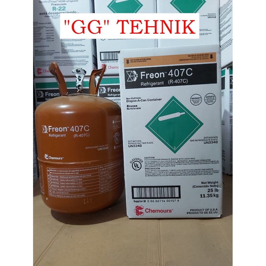 Freon 407C R-407C 407 Chemours USA