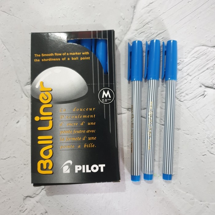 

( 12 PCS ) PEN PILOT BALLINER 0.8MM
