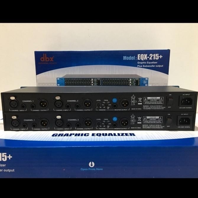 Murah Equalizer Eqx215 Eqx 215 Plus Subwoofer Equaliser Baru
