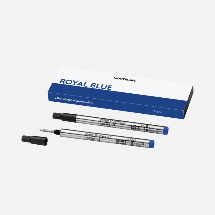 

REFILL ROLLERBALL LEGRAND MEDIUM MONTBLANC ROYAL BLUE