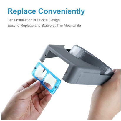 

HEAD BAND MAGNIFIER OPTIVISOR KACAMATA PEMBESAR 4 KACA PENGGANTI