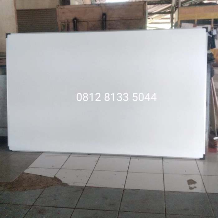 

PAPAN TULIS WHITEBOARD NON MAGNET GANTUNG UKURAN 120 X 180
