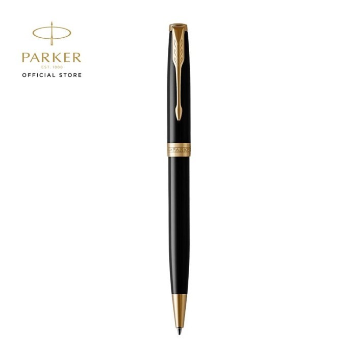 

PARKER SONNET BLACK GOLD TRIM BALLPOINT TB