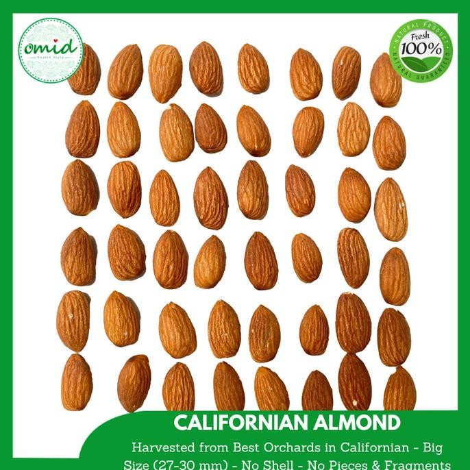 

TERBARU ROASTED ALMOND NO SHELL (KACANG ALMOND KUPAS PANGGANG) 500GR !!!!!