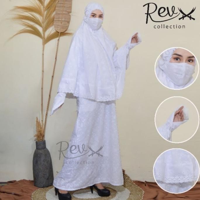 Gamis Set Haji Dan Umroh Wanita Putih Calliasaleilani