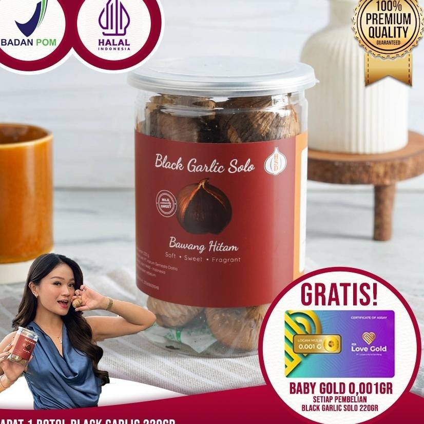 

Hd Bla Garlic Olo Bawang Hitam Tunggal 220 Gr