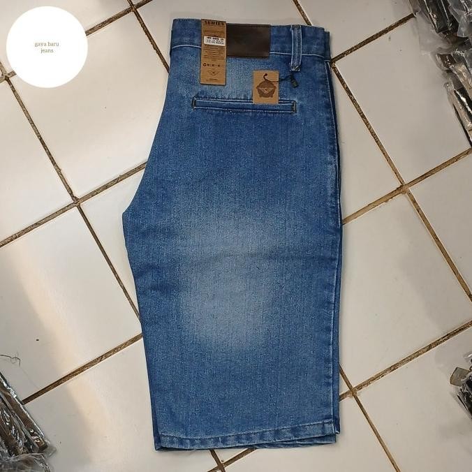 Celana Pendek Pria Bahan Jeans Model Chino Boysenberry723